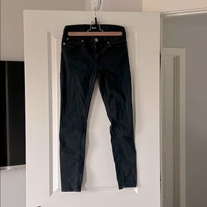 Hudson Black Faded Denim